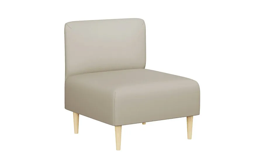 Пуф со спинкой Рикке R2 Camaro 03 светло-бежевый - 1 Пуф со спинкой Рикке R2 Camaro 03 светло-бежевый - 1