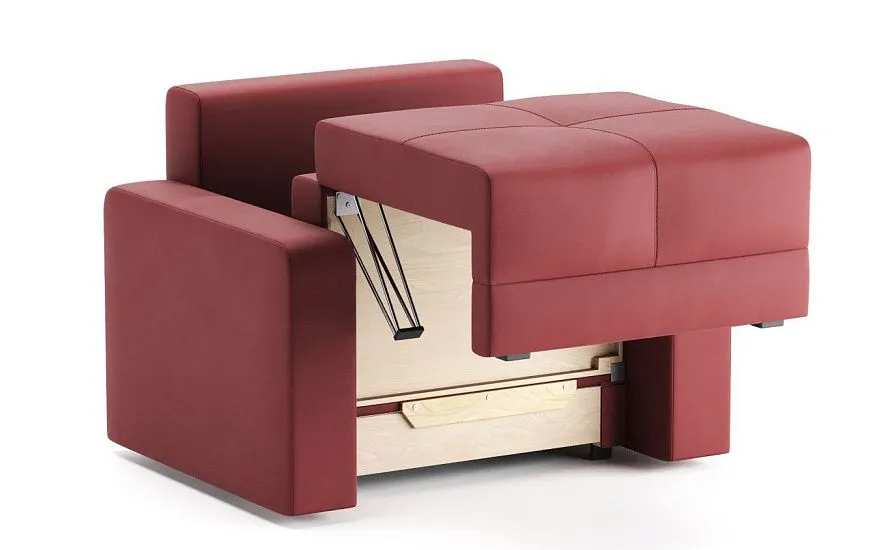 Кресло-кровать Баден Camaro 28 бордовый - 4