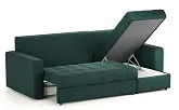 Диван угловой Тренто Leonardo 11 темно-зеленый - превью 5 Диван угловой Тренто Leonardo 11 темно-зеленый - превью 5